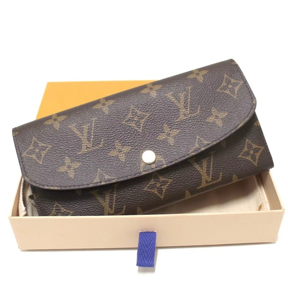 Louis Vuitton Classic Monogram Canvas Emilie Wallet - Picture 1 of 9